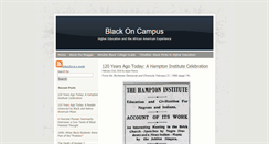 Desktop Screenshot of blackoncampus.com