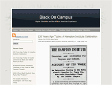 Tablet Screenshot of blackoncampus.com